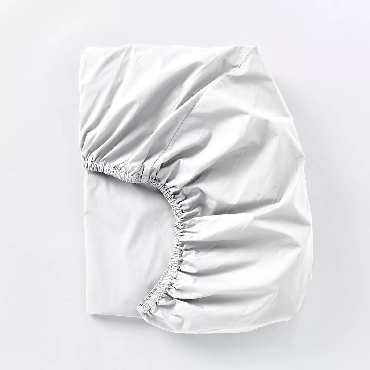 Purity Home 400 Thread Count Cotton Fitted Sheet in White