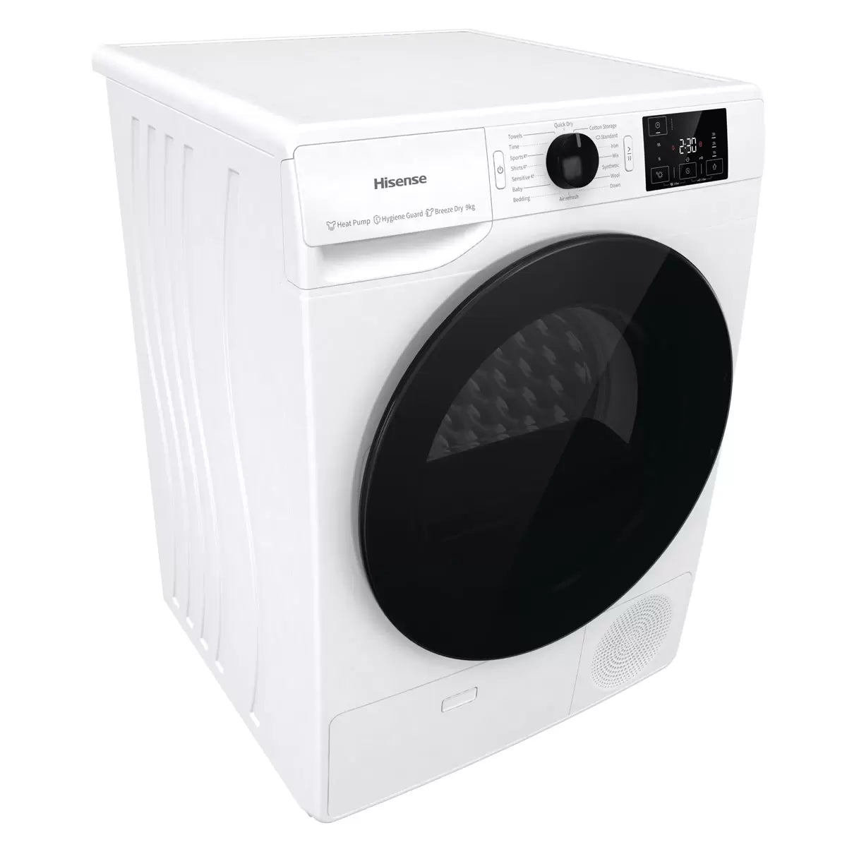 Hisense DHGE904, 9kg, Heat Pump Dryer, A++ Rated in White
