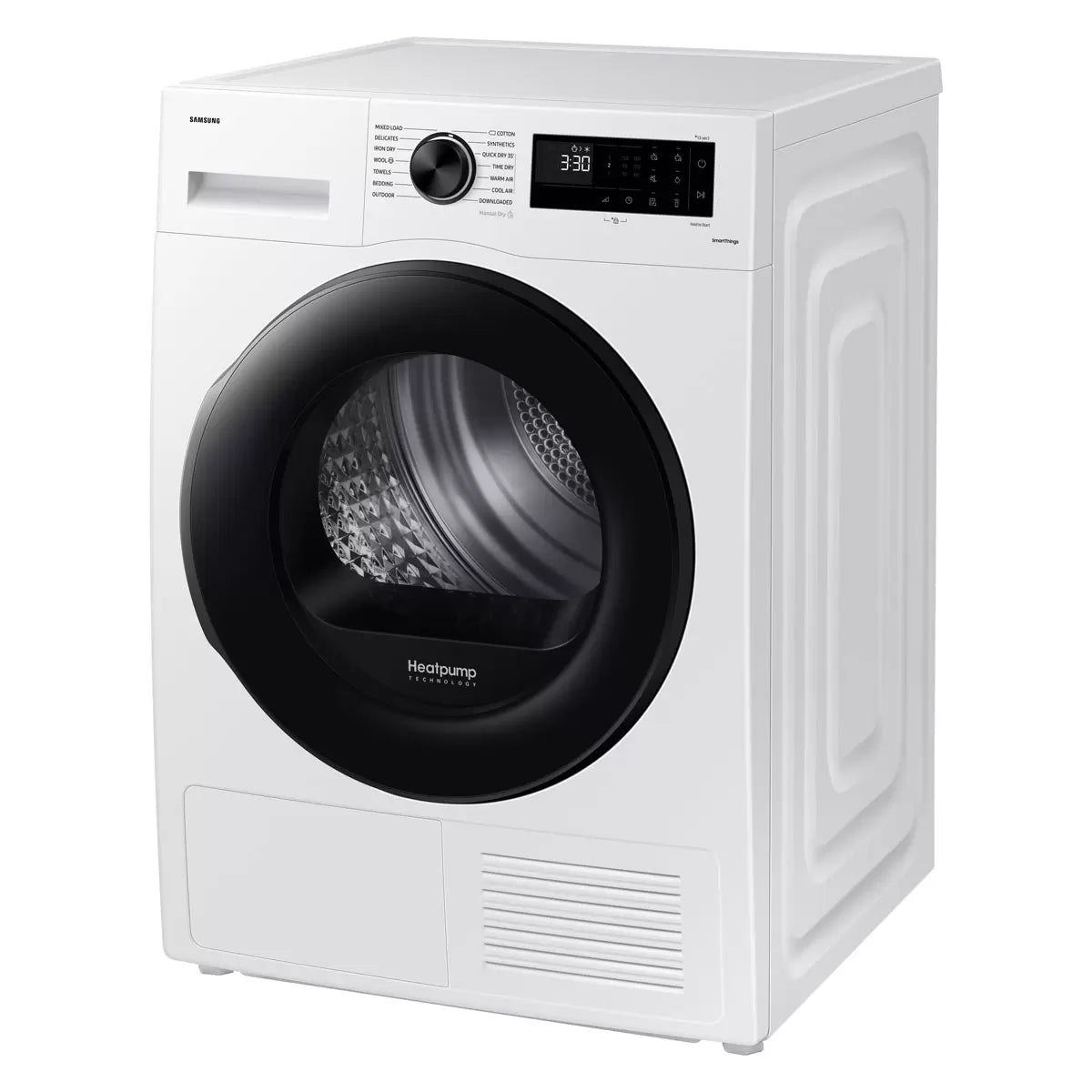 Samsung Series 5 DV90CGC0A0AEEU, 9kg Heat Pump Dryer, A++ Rated in White