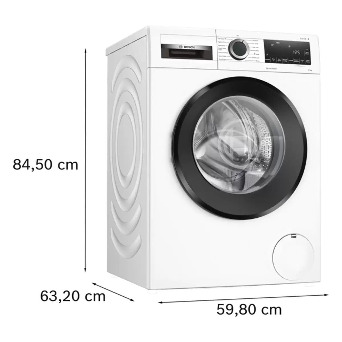 Bosch Series 6 WGG254Z0GB Washing Machine, 10kg Capacity, A Rated in White