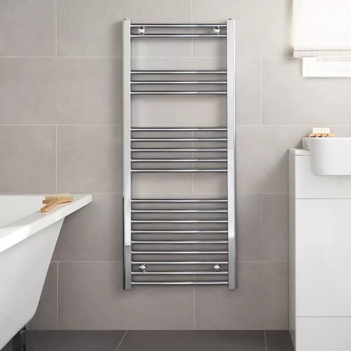 Pitacs Heating Chrome Heated Towel Rail -1175 x 500 x 30 mm