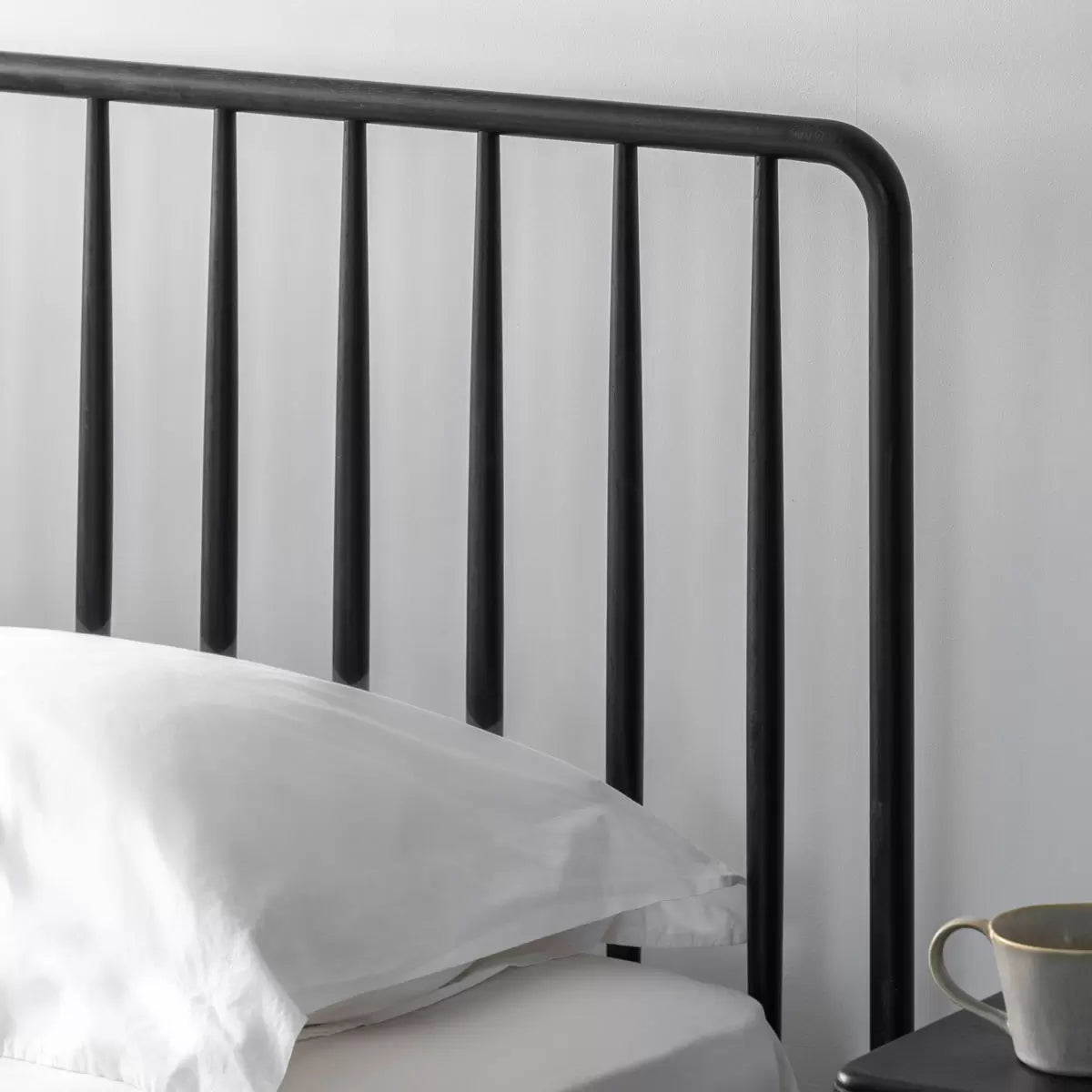 Gallery Wycombe Black Oak Bed Frame in 2 Sizes