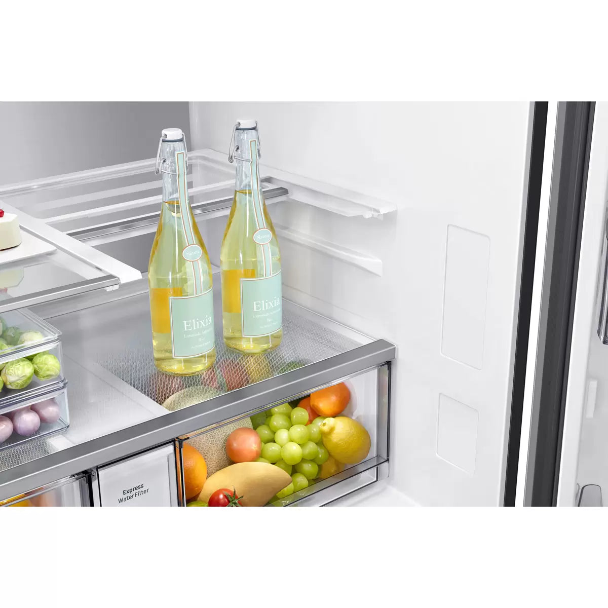 Samsung Family Hub RF65DG9H0ESREU, Multidoor Fridge Freezer, E Rated in Silver