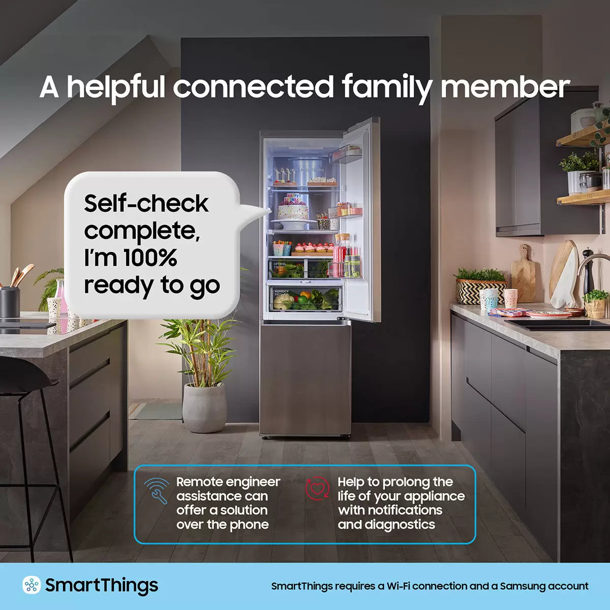 Samsung Series 5 RB38C602CS9EU, Fridge Freezer, C Rated in Silver