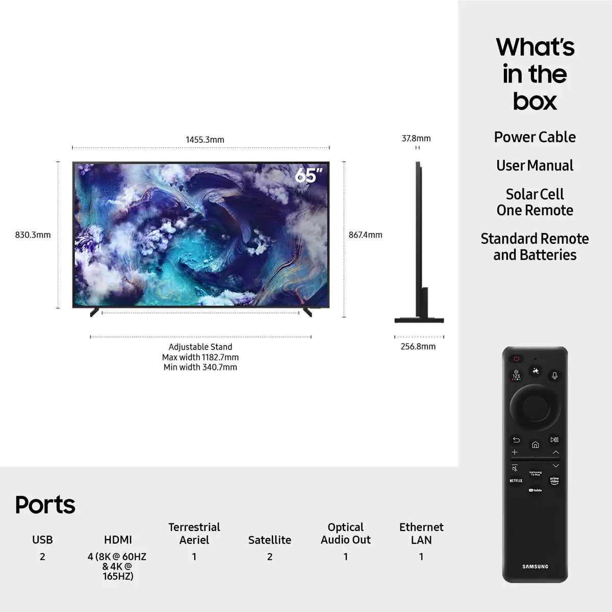 Samsung QE65QN900FTXXU 65 Inch Neo QLED 4K Ultra HD Smart TV