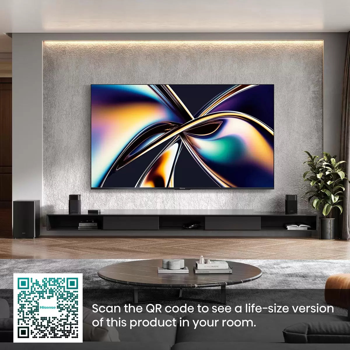 Hisense 65U8NQTUK 65 Inch Mini-LED 4K Ultra HD Smart TV