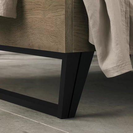 Bentley Designs Tivoli Weathered Oak Bed Frame in 2 Sizes