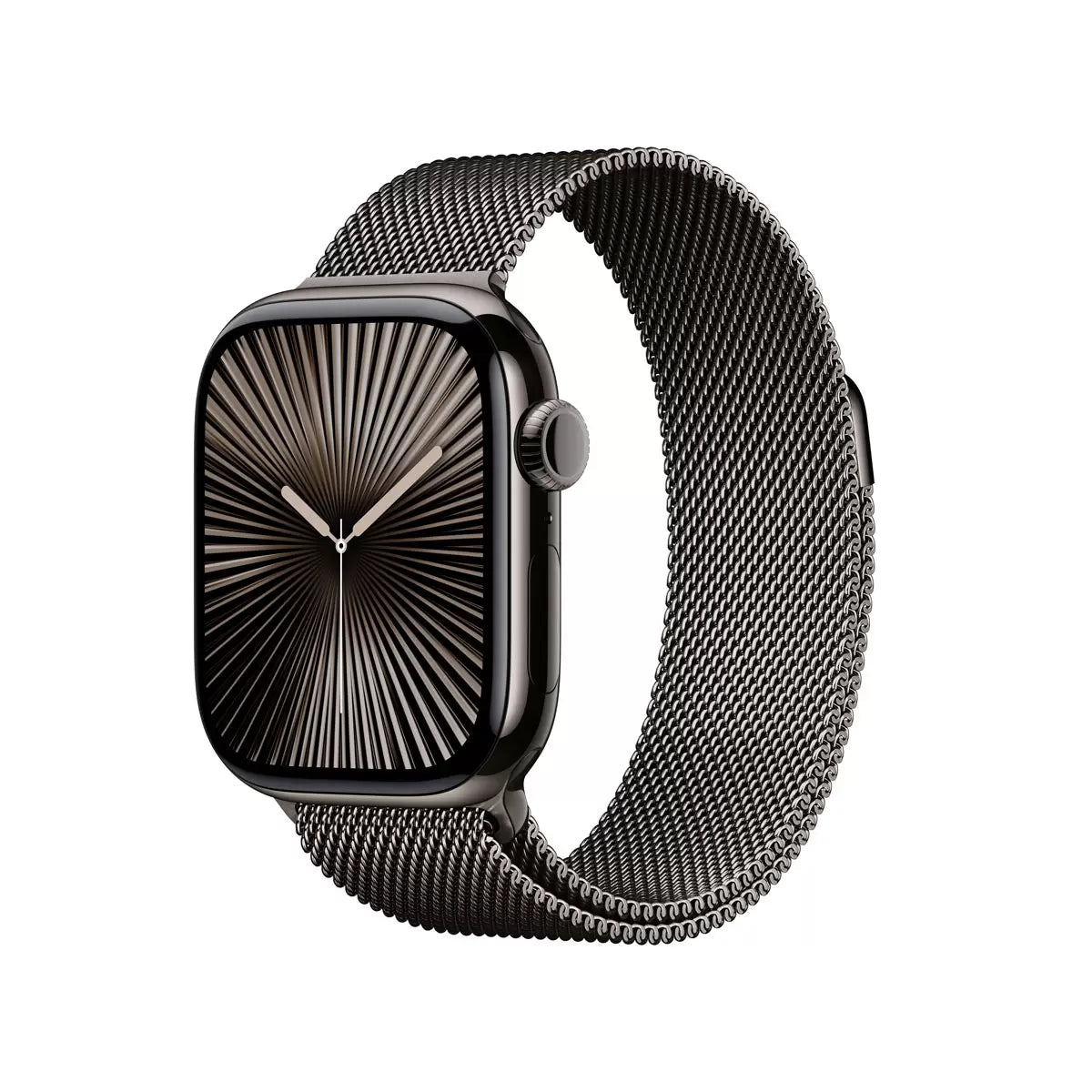 Apple Watch Series 10 GPS + Cellular, 42mm Titanium Case with Milanese Loop