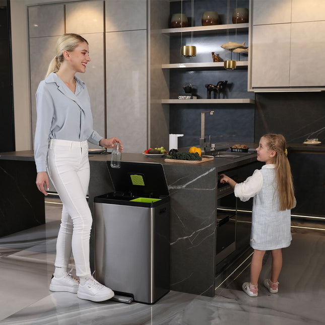 EKO Ecocasa II Recycling Bin 20L+20L in 2 Colours – view 2