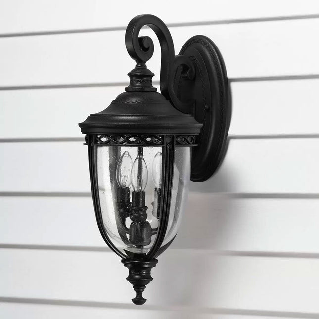 Feiss English Bridle 3 Light Medium Wall Lantern – view 2