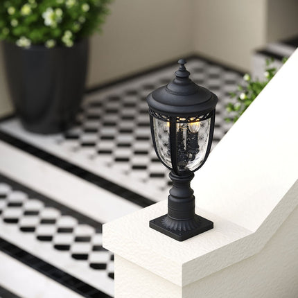Feiss English Bridle 3 Light Exterior Pedestal Lantern – view 5