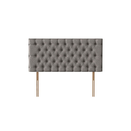 Pocket Spring Bed Company Florence Light Grey Fabric Headboard in 3 Sizes – view 2