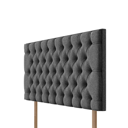 Pocket Spring Bed Company Florence Grey Fabric Headboard in 3 Sizes – view 3