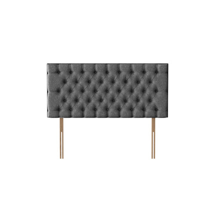 Pocket Spring Bed Company Florence Grey Fabric Headboard in 3 Sizes – view 2