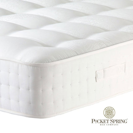Pocket Spring Bed Company Pemberley Mattress & Light Grey Divan with 4 Drawers in 3 Sizes – view 2