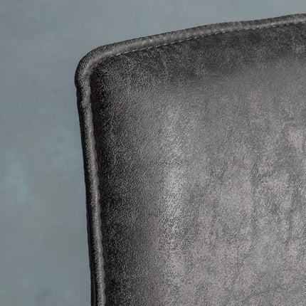 Gallery Hinks Grey Faux Leather Dining Chair, 2 Pack – view 4