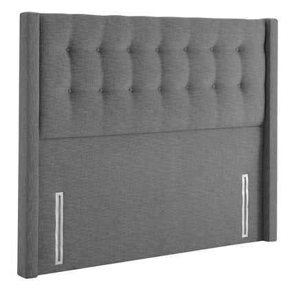 Silentnight 4 Drawer Divan Base with Bloomsbury Headboard in 4 Colours & 3 Sizes – view 4