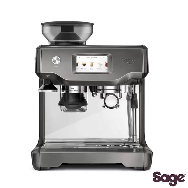 Sage Barista Touch SES880BST – Bean-to-Cup Coffee Machine, Black Stainless Steel, Touchscreen Espresso Maker