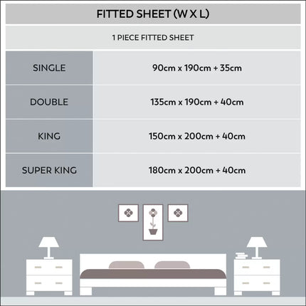 Purity Home 400 Thread Count Cotton Fitted Sheet in White