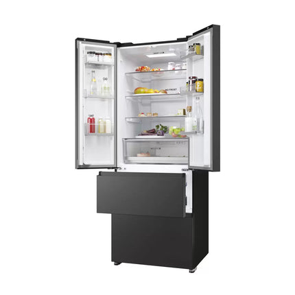 Haier Series 5 HFR5719ENPB, Multidoor Fridge Freezer, E Rated in Black