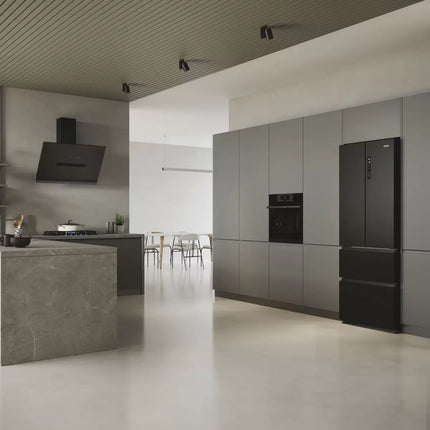 Haier Series 5 HFR5719ENPB, Multidoor Fridge Freezer, E Rated in Black