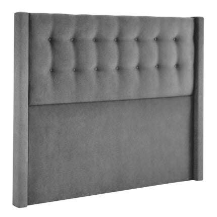 Silentnight Velvet Continental Divan Base with Bloomsbury Headboard in 2 Colours & 3 Sizes – view 5