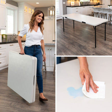 Lifetime 6ft Fold in Half Commercial Grade Table – view 3