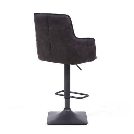 Orion Light Grey Fabric Bar Stool, 2 Pack – view 4