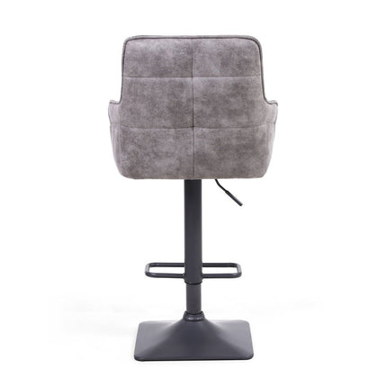 Orion Dark Grey Fabric Bar Stool, 2 Pack – view 7