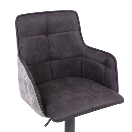Orion Dark Grey Fabric Bar Stool, 2 Pack – view 8