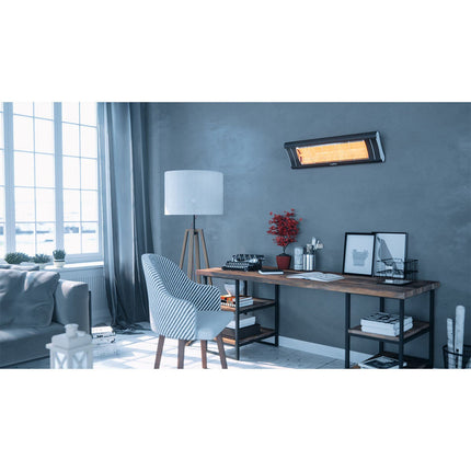Veito Aero 2500 Indoor And Outdoor Carbon Infrared Heater - Black – view 3
