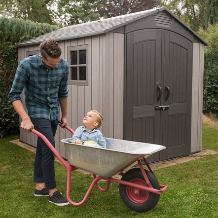 Lifetime 7ft x 9ft 6" (2.1x 2.9m) Rough Cut Storage Shed - Model 60310 – view 3