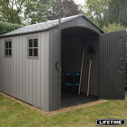 Lifetime 7ft x 9ft 6" (2.1x 2.9m) Rough Cut Storage Shed - Model 60310 – view 4