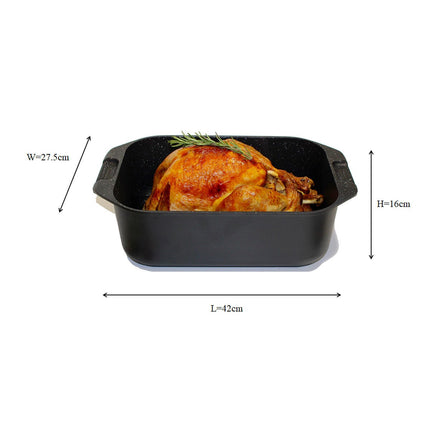 BergHOFF Eurocast Double Roasting Pan, 42cm – view 4