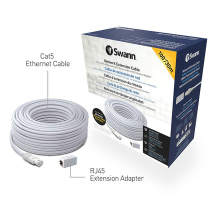 Swann 30m/100ft Network Extension Cable, SWNHD-30MCAT5E-GL – view 7
