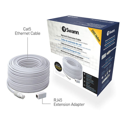 Swann 60m/200ft Network Extension Cable, SWNHD-60MCAT5E-GL – view 7