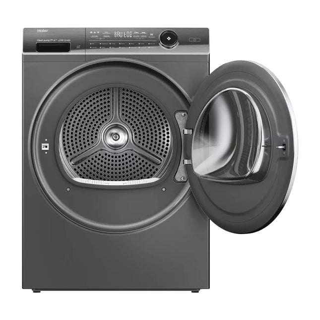 Haier Series 7 HD90-A3Q979RU1 9kg, Heat Pump Tumble Dryer A+++ in Graphite
