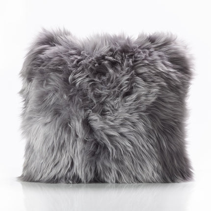 Bowron Single Sided Sheepskin Cushion, 35 x 35cm in 7 Colours – view 6