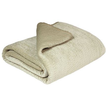 Brooklands Champagne Quilted Bedspread in 2 Sizes – view 4