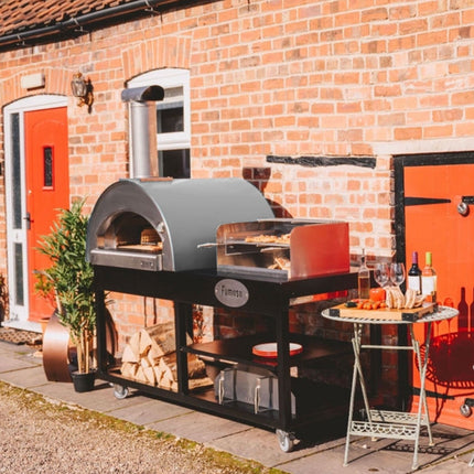 Alpha Pro Grande Fumoso Wood-Fired Pizza Oven and BBQ Grill Bundle in 4 Colours + Cover – view 4