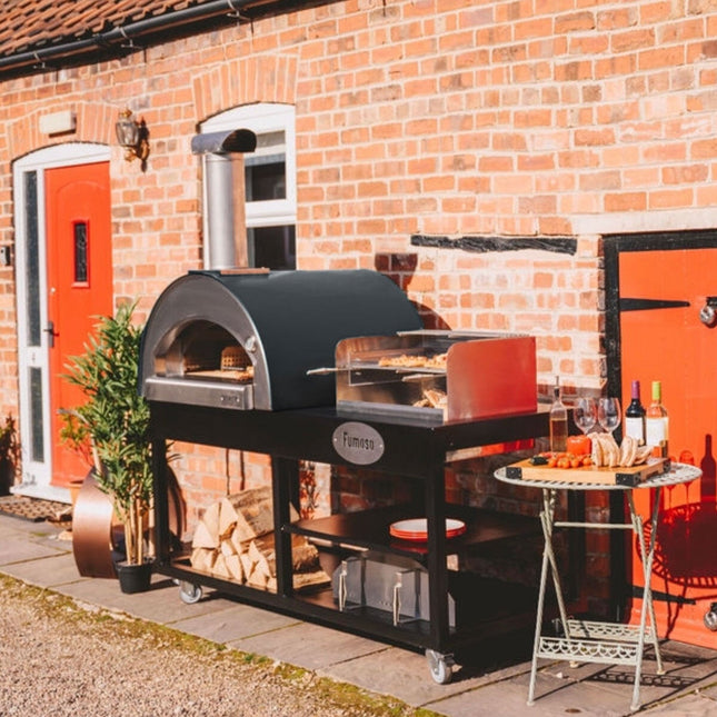 Alpha Pro Grande Fumoso Wood-Fired Pizza Oven and BBQ Grill Bundle in 4 Colours + Cover – view 2