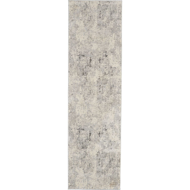 Rustic Textures Mottled Grey Runner, 66 x 236 cm – view 2