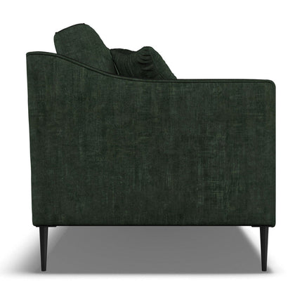 Aspen Green Velvet 3 Seater Sofa – view 5