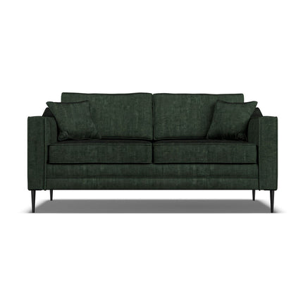 Aspen Green Velvet Large 2 Seater Sofa – view 4