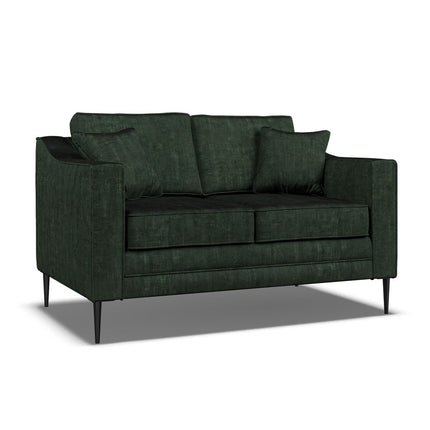 Aspen Green Velvet 2 Seater Sofa – view 3