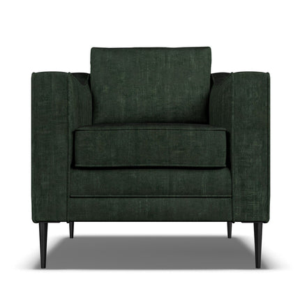 Aspen Green Velvet Armchair – view 4