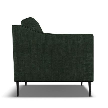Aspen Green Velvet Armchair – view 5