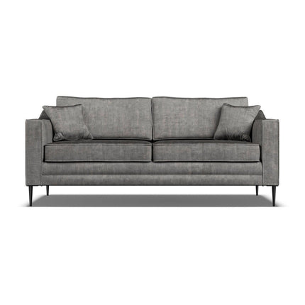 Aspen Grey Velvet 3 Seater Sofa – view 4