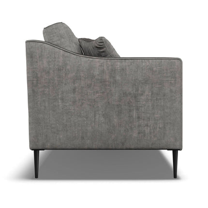 Aspen Grey Velvet 3 Seater Sofa – view 5
