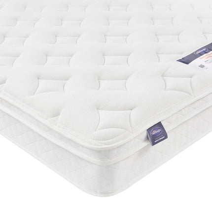 Silentnight Miracoil Memory Cushion Top Mattress & Divan in Grey in 5 Sizes – view 3
